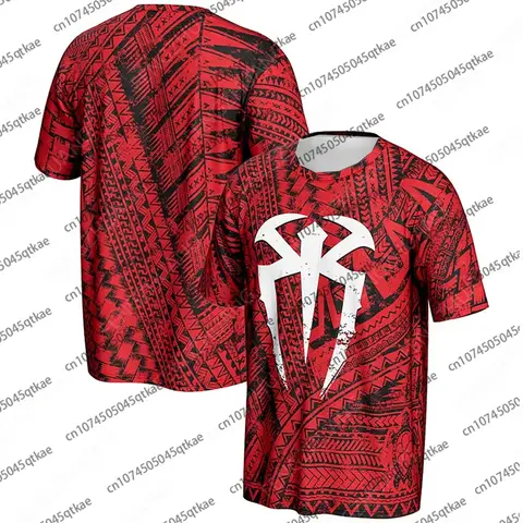Go To 자세히 둘러보기 2025 Roman Reigns ProSphere OTC 남성 및 여성 패션 WrestleMania 티셔츠 고품질 통기성 스포츠 빠른 건조 조끼