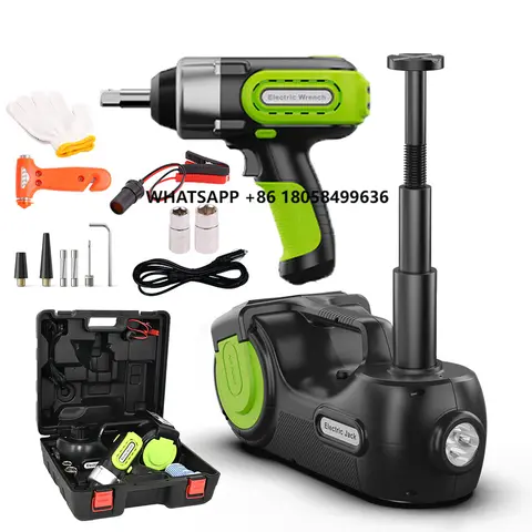 Go To 자세히 둘러보기 3-in-1 타이어 자동차 바디 수리 잭 전원 범용 휴대용 5 톤 12v Dc 키트 3 in 1 전기 유압 자동차 잭