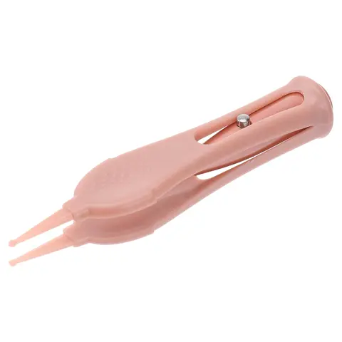 Go To 자세히 둘러보기 Baby Booger Tweezer 스테인레스 스틸 실리콘 플라스틱 코 귀 배꼽 눈 청소 도구 내구성 경량 미끄럼 방지 핸들 LED
