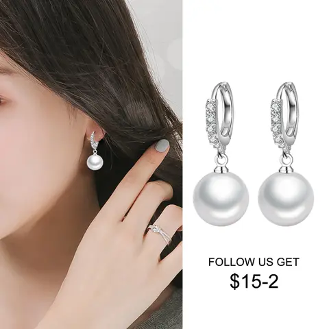Go To 자세히 둘러보기 LByzHan 2021 진주 귀걸이 정품 천연 담수 진주 925 스털링 실버 귀걸이 Wemon 결혼 선물을위한 진주 보석