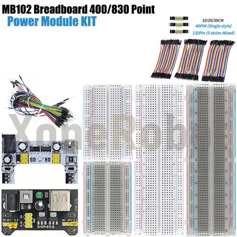 1. **호환성**: C HAT Pi5-PCIe 어댑터는 Raspberry Pi 5와 완벽하게 호환되어 M.2 NVMe SSD를 쉽게 연결하고 사용할 수 있습니다. MB-102 MB102 브레드보드 400 830 포인트 65 점퍼 와이어 솔더리스 PCB 빵 보드 테스트 Arduino 전원 모듈용 DIY 개발