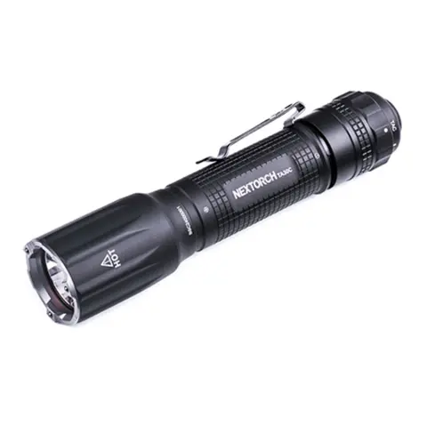 자세히 둘러보기 Nextorch TA30C 충전식 전술 손전등, 1600 루멘 303m 빔, 18650 배터리