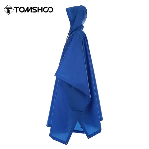 Go To 자세히 둘러보기 Tomshoo 다기능 경량 레인 코트, 후드 하이킹 사이클링 레인 커버 판초 레인 코트, 야외 캠핑 용품, 텐트 매트