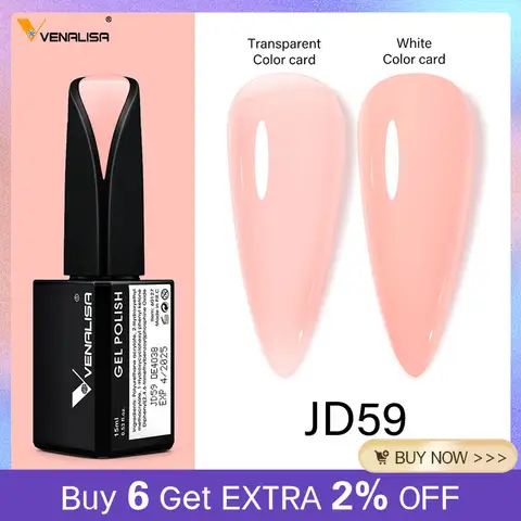 Go To 자세히 둘러보기 Venalisa 15ml 젤 폴리쉬 젤리 컬러 매니큐어 뉴 포뮬러 매트 탑 코트 럭셔리 UV LED 컬러 풀 한 네일 젤 래커