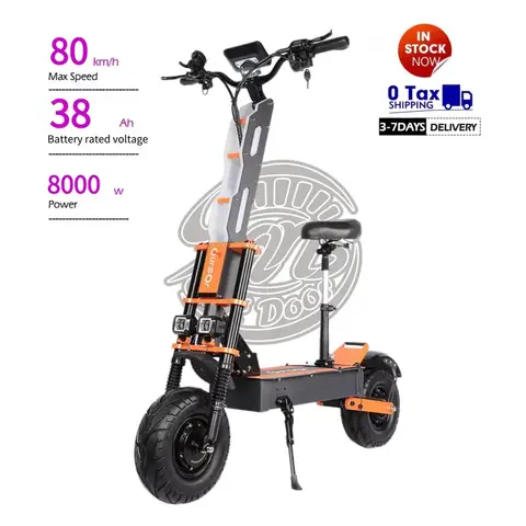 Go To 자세히 둘러보기 X8 신형 8000W 듀얼 모터 중국 창고 60V 40AH 배터리 성인용 전동 스쿠터 14인치 타이어 접이식 전동 스쿠터
