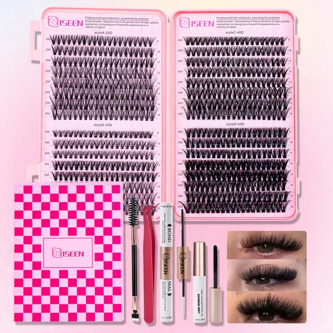 Go To 자세히 둘러보기 개별 가짜 속눈썹 믹스 대용량 자연 DIY 확장 속눈썹 클러스터 멀티 스타일 퓨전 아이 메이크업 도구