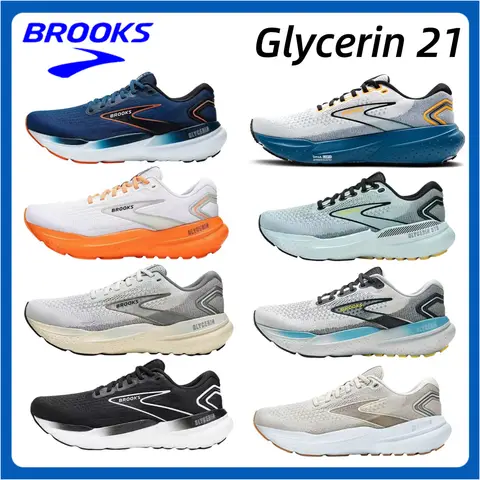 Go To 자세히 둘러보기 새로운 Brooks 남성용 글리세린 21 중립 운동화는 힘든 지형에 대한 프리미엄 접지력을 제공합니다. 캐주얼 스니커즈