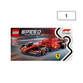 자세히 보기 싸다구 스피드 챔피언 77242 페라리 SF-24 F1 레이스카, 1개