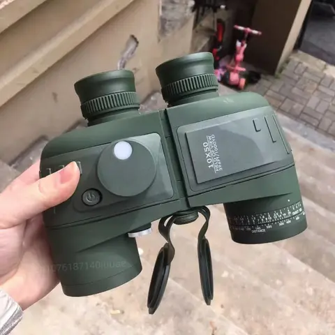 Go To 자세히 둘러보기 야외 탐색 탐사 사냥 망원경, 쌍안경, 나침반 방수 고화질 좌표 범위, 10x50
