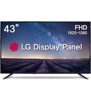 자세히 보기 위드라이프 43인치 FHD TV 대기업정품패널 에너지1등급 고화질티비, 방문설치, 벽걸이형, 43F(상하형), 109cm/43인치