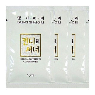 자세히 보기 일회용 댕기머리 한방 컨디셔너(린스) 여행용 파우치 1회용 간편휴대 간편사용, 50개, 10ml