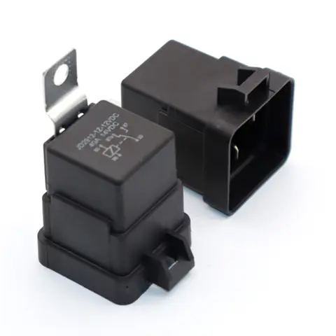 Go To 자세히 둘러보기 자동차 릴레이 밀폐형 통합 유선 방수 거치대, 140mm 길이 와이어, DC 12V, 40A, 5 핀, 4 핀