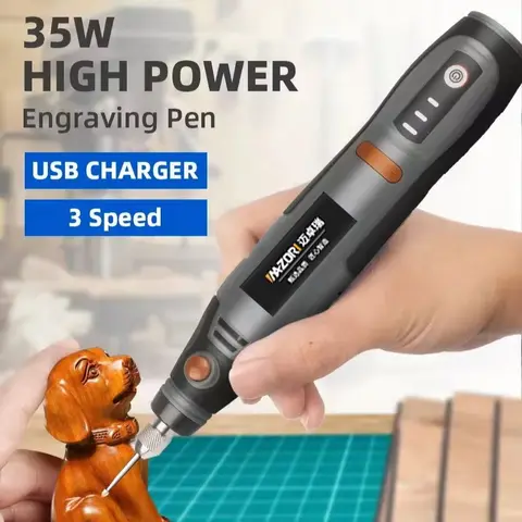 자세히 둘러보기 조각 펜 21000rpm USB 무선 로타리 도구 Dremel 미니 드릴 전기 USB 미니 무선 드릴 액세서리 DIY 세트