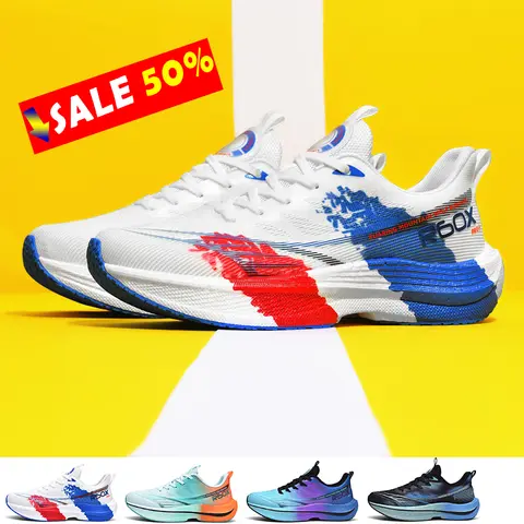 1. **편안한 쿠션**: Hyperion Max Gale 2는 뛰어난 쿠션감을 제공하여 장시간 착용 시에도 발에 편안함을 유지합니다. 크기 48 마라톤 운동화 초경량 브랜드 디자이너 야외 조깅 초임계 쿠션 운동화 스포츠 운동화