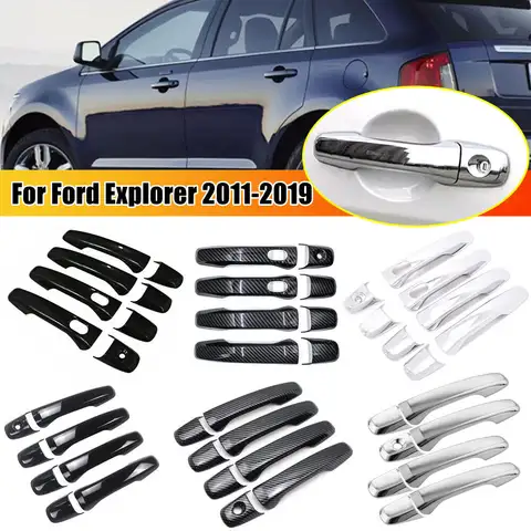 2. 호환성: VW 골프 Mk3, 벤토, 제타 모델 (1991-1997)에 적합하여 설치가 간편하고 완벽하게 맞습니다. 포드 익스플로러 2011-2019 탄소 섬유 스타일 크롬 자동차 도어 핸들 커버 스티커 트림 캡 액세서리 자동 보호 장식 ABS
