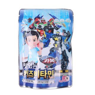자세히 보기 헬로카봇 키즈비타민 40정 어린이비타민C, 5개